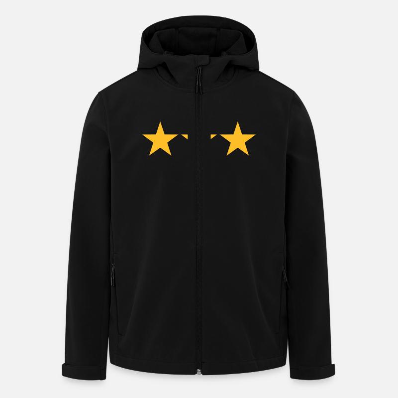 Master Star Gold - Men’s Recycled Softshell Jacket by Stanley/Stella - black