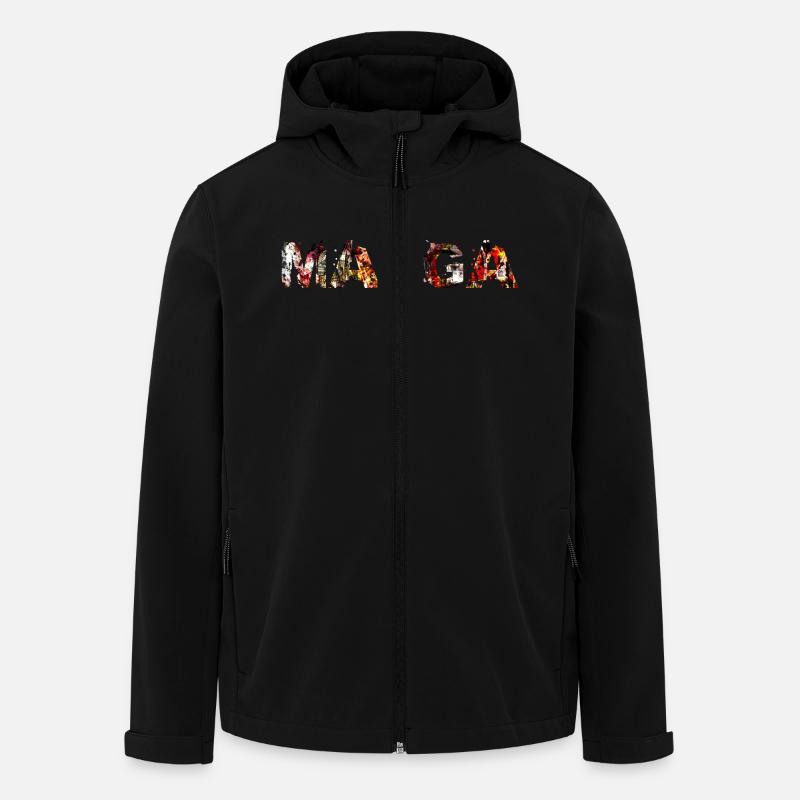 Manga - Recycelte Männer Softshell-Jacke von Stanley/Stella - Schwarz