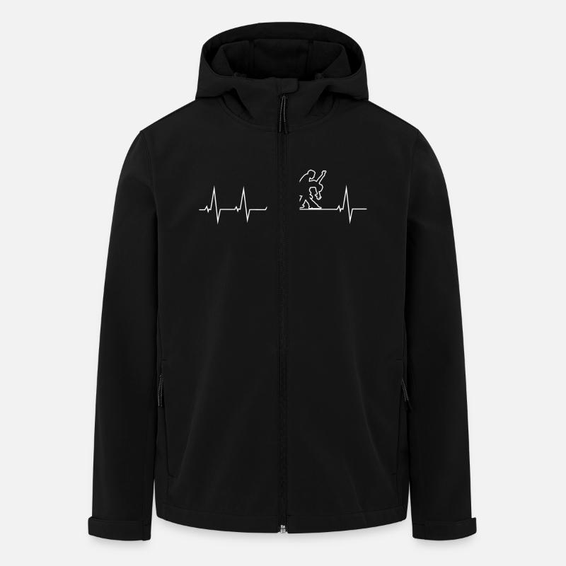 J’adore la salsa - Veste softshell homme en polyester recyclé Stanley/Stella - noir