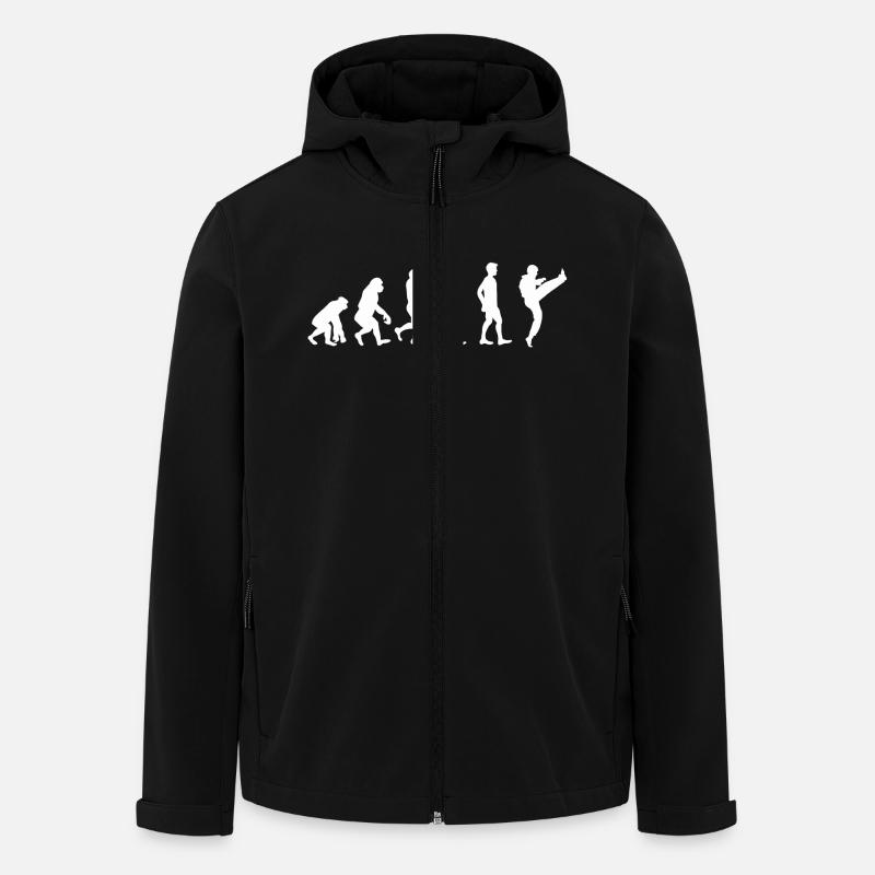 Evolution Karate - Veste softshell homme en polyester recyclé Stanley/Stella - noir