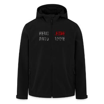 heute keine autogramme - Recycelte Männer Softshell-Jacke von Stanley/Stella - Schwarz - Vorne - AI Model Male 185 light (185cm)