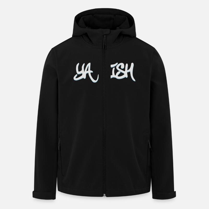 ya bish - Recycelte Männer Softshell-Jacke von Stanley/Stella - Schwarz