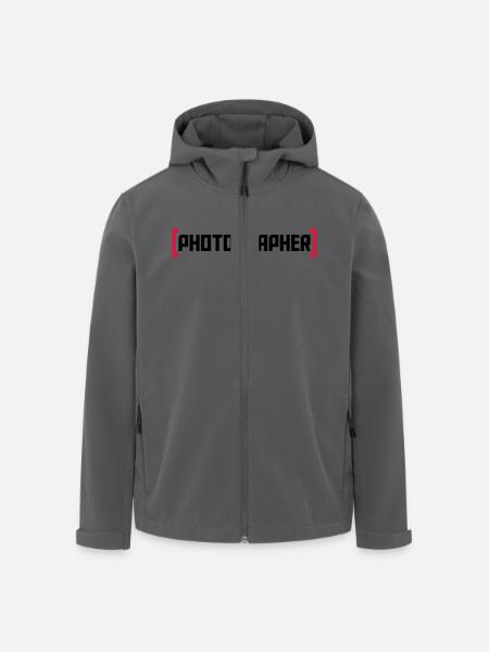 Photographer - Recycelte Männer Softshell-Jacke von Stanley/Stella - Schwarz