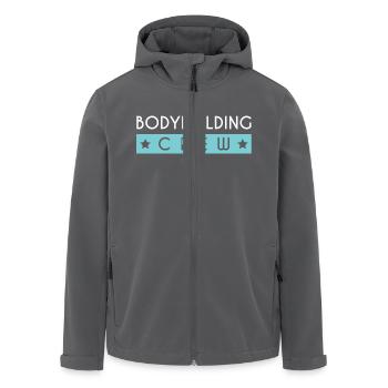 Équipe de musculation - Veste softshell homme en polyester recyclé Stanley/Stella - noir - Devant - AI Model Male 185 light (185cm)