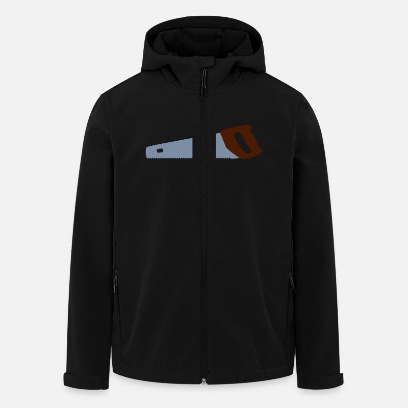 säge - Recycelte Männer Softshell-Jacke von Stanley/Stella - Schwarz