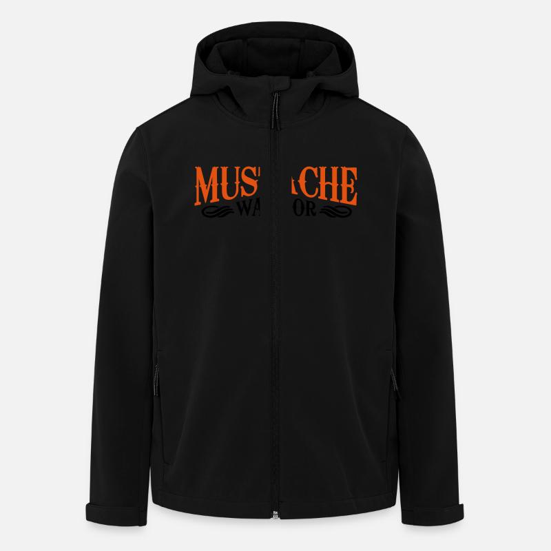 mustache warrior - Recycelte Männer Softshell-Jacke von Stanley/Stella - Schwarz