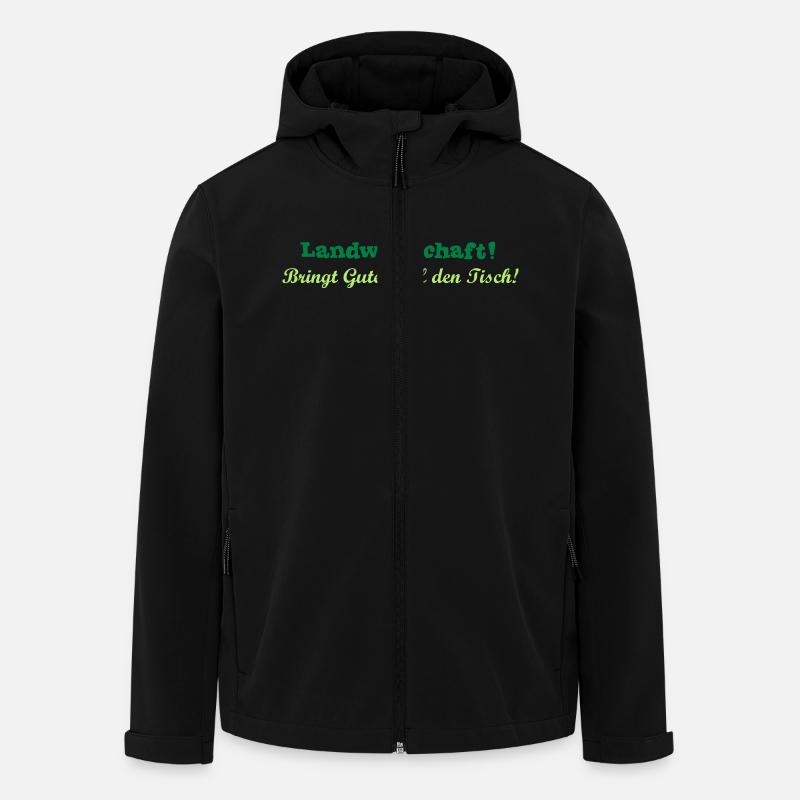 Agriculture - Men’s Recycled Softshell Jacket by Stanley/Stella - black