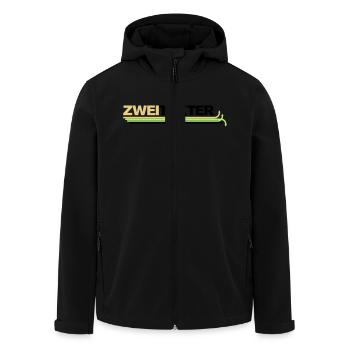 zweitakter_claim - Recycelte Männer Softshell-Jacke von Stanley/Stella - Schwarz - Vorne - AI Model Male 185 light (185cm)