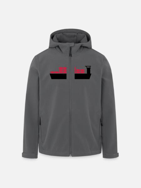 Frachter - Recycelte Männer Softshell-Jacke von Stanley/Stella - Schwarz