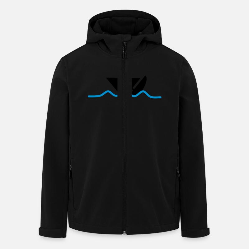 distress_boat - Recycelte Männer Softshell-Jacke von Stanley/Stella - Schwarz