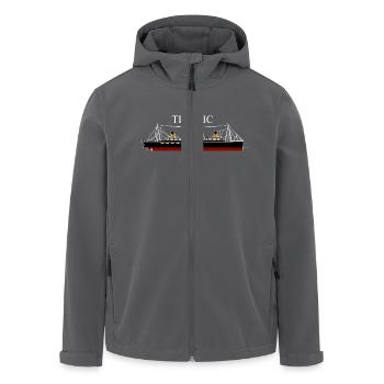 Titanic - Veste softshell homme en polyester recyclé Stanley/Stella - charbon - Devant - AI Model Male 185 light (185cm)