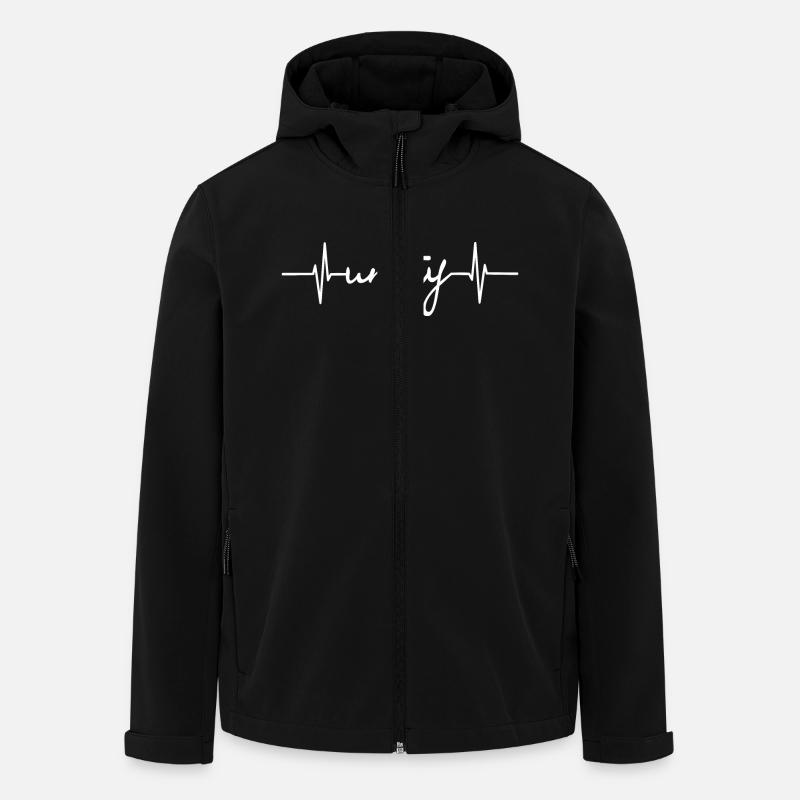 unity - Recycelte Männer Softshell-Jacke von Stanley/Stella - Schwarz