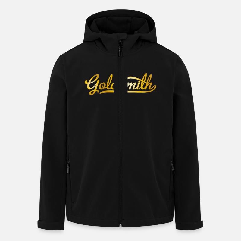 Orfèvre - Veste softshell homme en polyester recyclé Stanley/Stella - noir