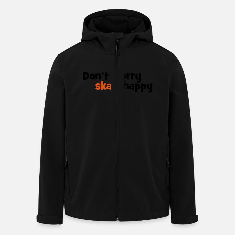 skateboard - Men’s Recycled Softshell Jacket by Stanley/Stella - black