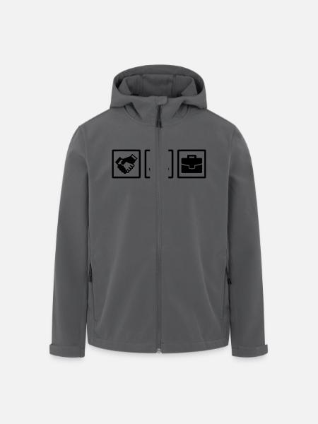 Politician - Men’s Recycled Softshell Jacket by Stanley/Stella - black