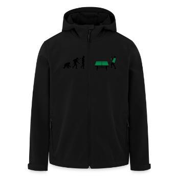 evolution_table_tennis_072012_a_2c - Recycelte Männer Softshell-Jacke von Stanley/Stella - Schwarz - Vorne - AI Model Male 185 light (185cm)