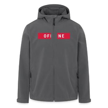 OFFLINE - Recycelte Männer Softshell-Jacke von Stanley/Stella - Schwarz - Vorne - AI Model Male 185 light (185cm)