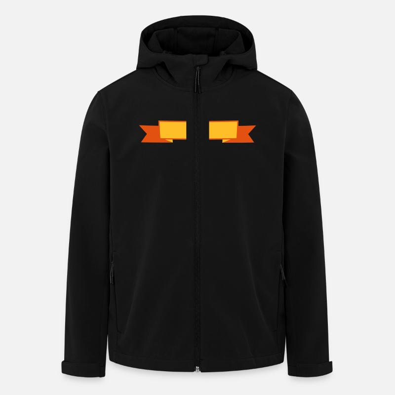 Banner - Recycelte Männer Softshell-Jacke von Stanley/Stella - Schwarz