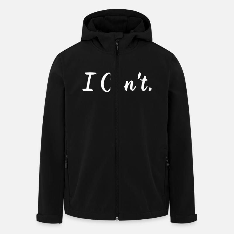 I Can't - Veste softshell homme en polyester recyclé Stanley/Stella - noir