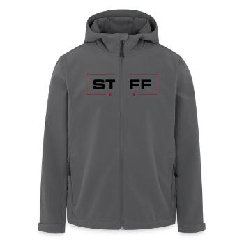 Equipe - Veste softshell homme en polyester recyclé Stanley/Stella - noir - Devant - AI Model Male 185 light (185cm)