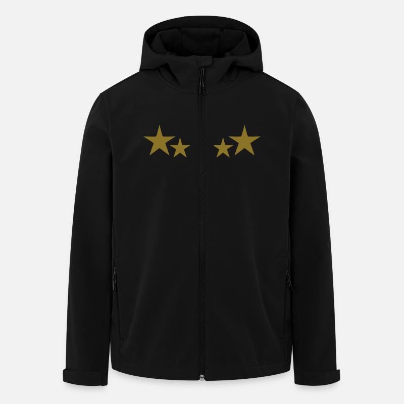 koch - Recycelte Männer Softshell-Jacke von Stanley/Stella - Schwarz