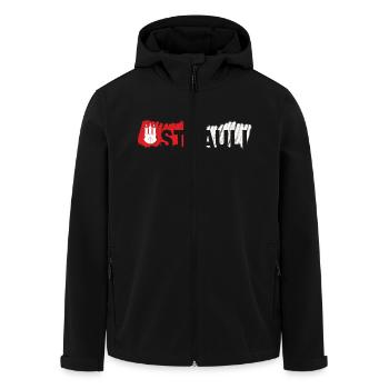 St.Pauli 2FB - Veste softshell homme en polyester recyclé Stanley/Stella - noir - Devant - AI Model Male 185 light (185cm)