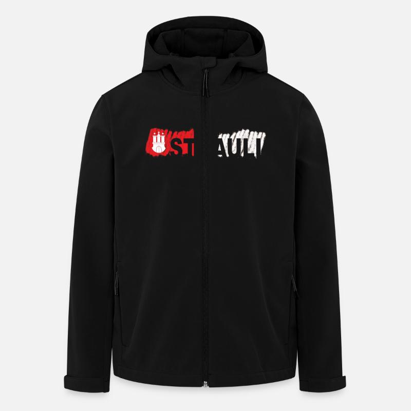 ST.Pauli 2FB - Recycelte Männer Softshell-Jacke von Stanley/Stella - Schwarz