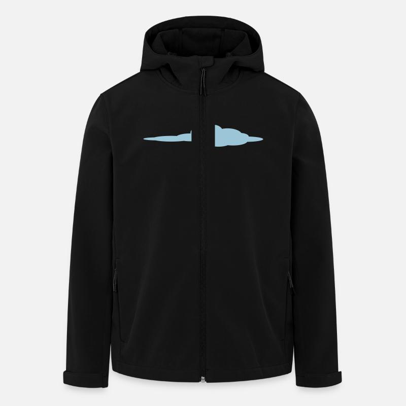 Wolke - Recycelte Männer Softshell-Jacke von Stanley/Stella - Schwarz