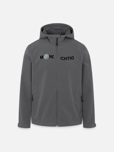 moonstruck - Men’s Recycled Softshell Jacket by Stanley/Stella - black