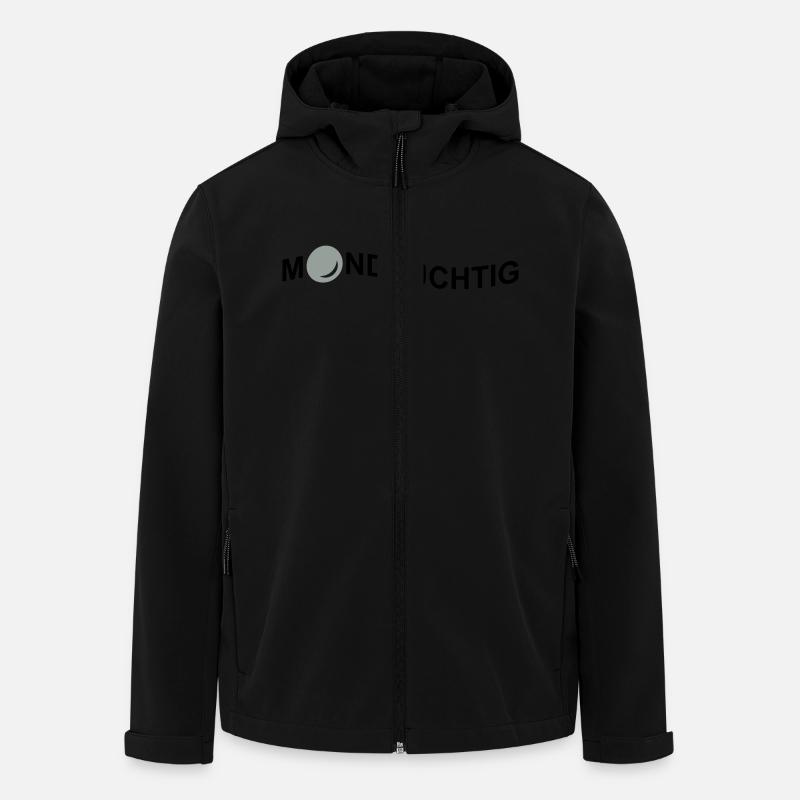 rêveur - Veste softshell homme en polyester recyclé Stanley/Stella - noir