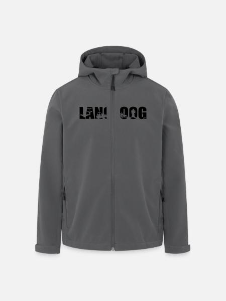 Langeoog Skyline - Recycelte Männer Softshell-Jacke von Stanley/Stella - Schwarz