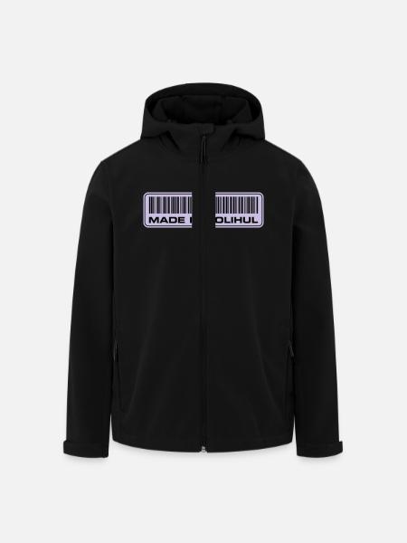 made-in-Solihul - Veste softshell homme en polyester recyclé Stanley/Stella - noir