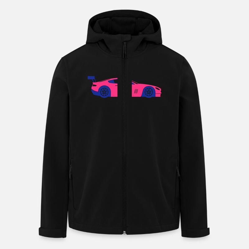 Sportwagen - Recycelte Männer Softshell-Jacke von Stanley/Stella - Schwarz