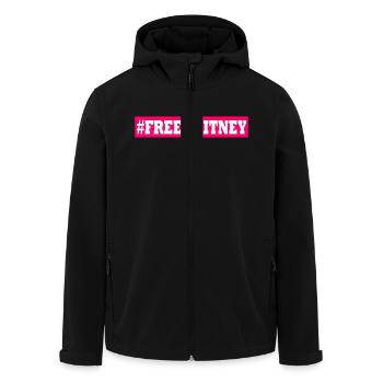 free britney - Men’s Recycled Softshell Jacket by Stanley/Stella - black - Front - AI Model Male 185 light (185cm)