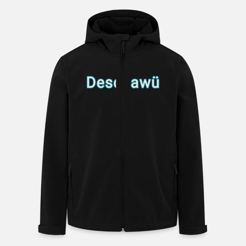 Déjà vu en allemand - Veste softshell homme en polyester recyclé Stanley/Stella - noir