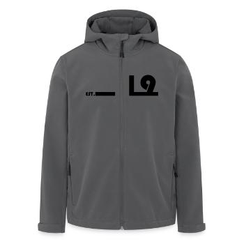 19_Black - Recycelte Männer Softshell-Jacke von Stanley/Stella - Schwarz - Vorne - AI Model Male 185 light (185cm)