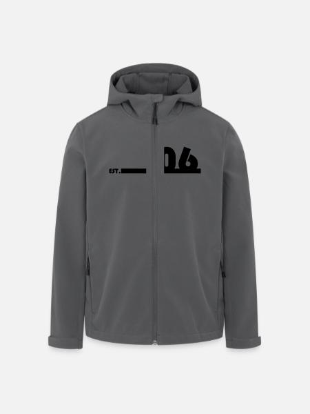 06_Black_Bauhaus93 - Recycelte Männer Softshell-Jacke von Stanley/Stella - Schwarz