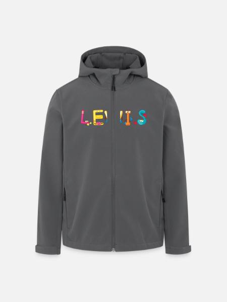 Lewis - Recycelte Männer Softshell-Jacke von Stanley/Stella - Schwarz