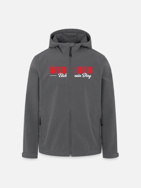 Menschen nicht so meins - Recycelte Männer Softshell-Jacke von Stanley/Stella - Schwarz