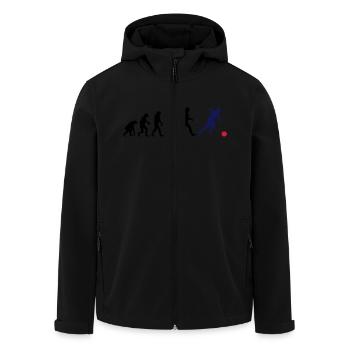 EVOLUTION FOOTBALL - Veste softshell homme en polyester recyclé Stanley/Stella - noir - Devant - AI Model Male 185 light (185cm)