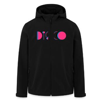 disco - Recycelte Männer Softshell-Jacke von Stanley/Stella - Schwarz - Vorne - AI Model Male 185 light (185cm)