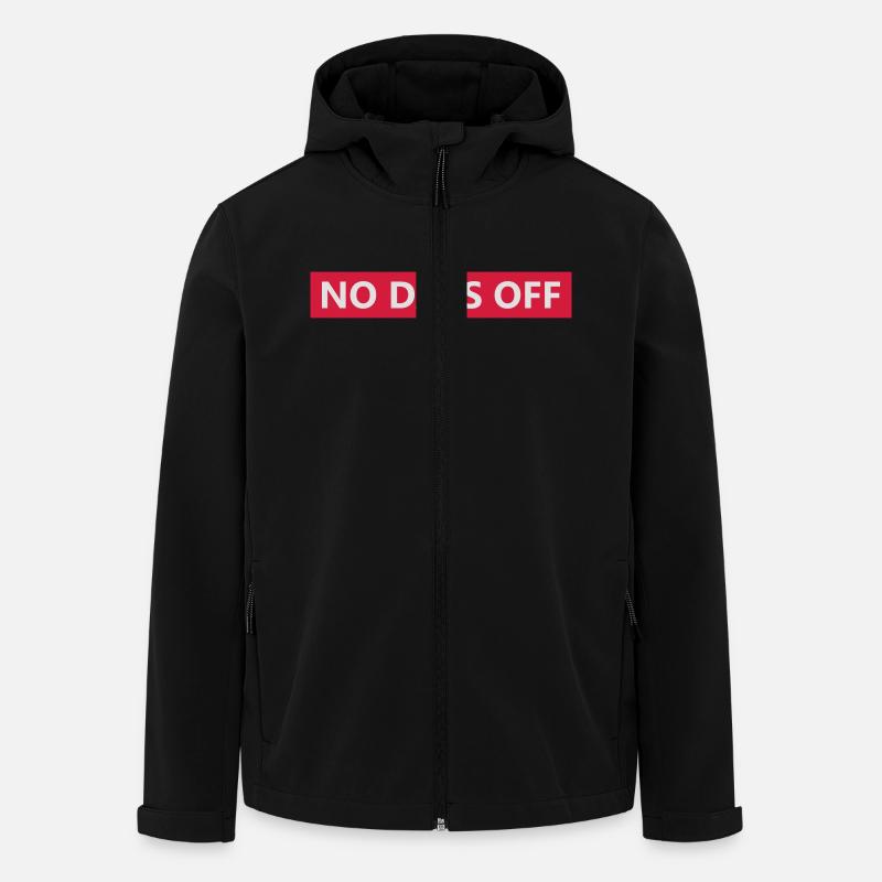 no days off - Men’s Recycled Softshell Jacket by Stanley/Stella - black