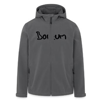 borkum - Recycelte Männer Softshell-Jacke von Stanley/Stella - Schwarz - Vorne - AI Model Male 185 light (185cm)