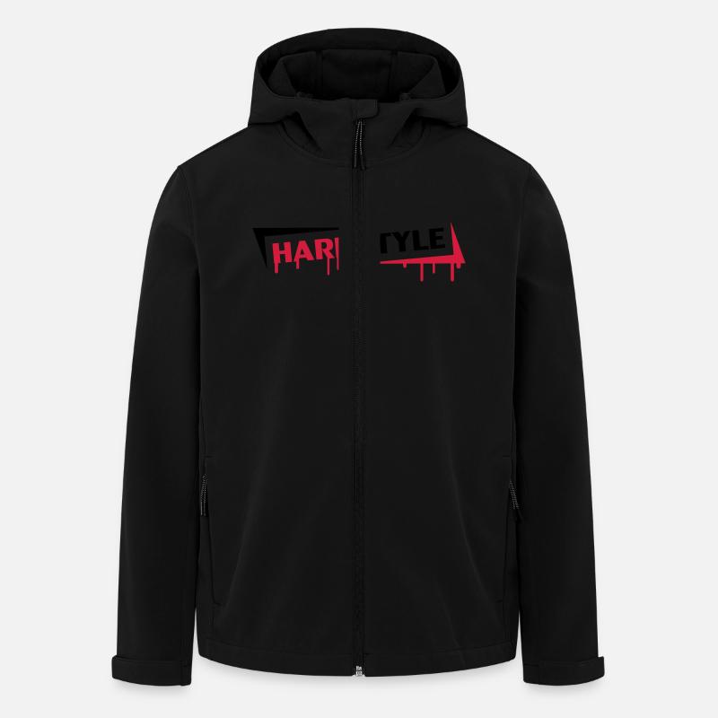 Hardstyle Graffiti - Men’s Recycled Softshell Jacket by Stanley/Stella - black