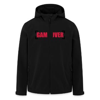 Game Over - Recycelte Männer Softshell-Jacke von Stanley/Stella - Schwarz - Vorne - AI Model Male 185 light (185cm)
