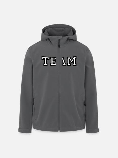 Team - Men’s Recycled Softshell Jacket by Stanley/Stella - black