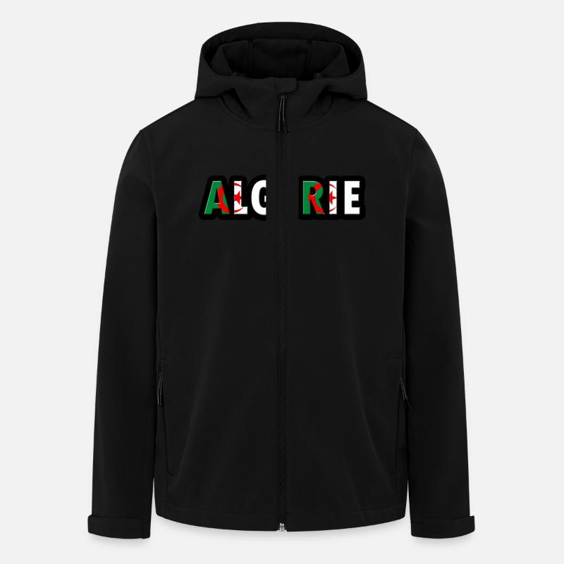 algeria - Recycelte Männer Softshell-Jacke von Stanley/Stella - Schwarz