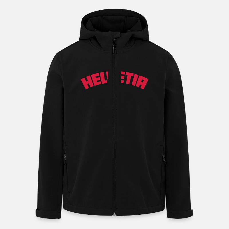 Helvetia - Men’s Recycled Softshell Jacket by Stanley/Stella - black