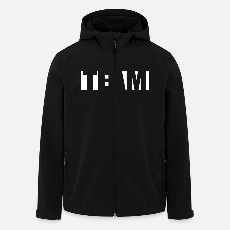 Équipe - Veste softshell homme en polyester recyclé Stanley/Stella - noir
