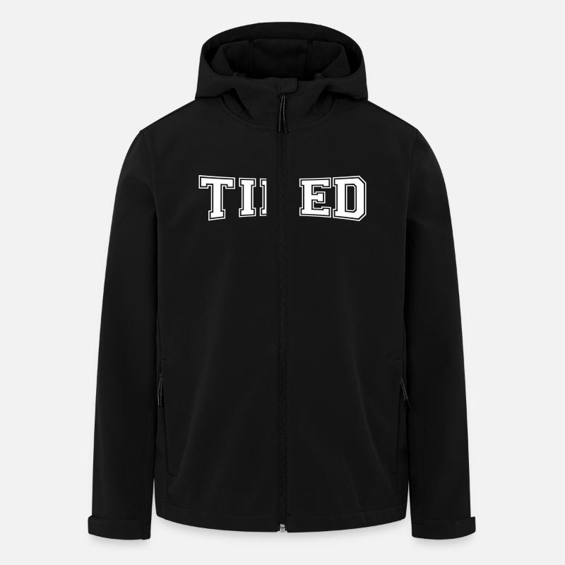 tired - Men’s Recycled Softshell Jacket by Stanley/Stella - black